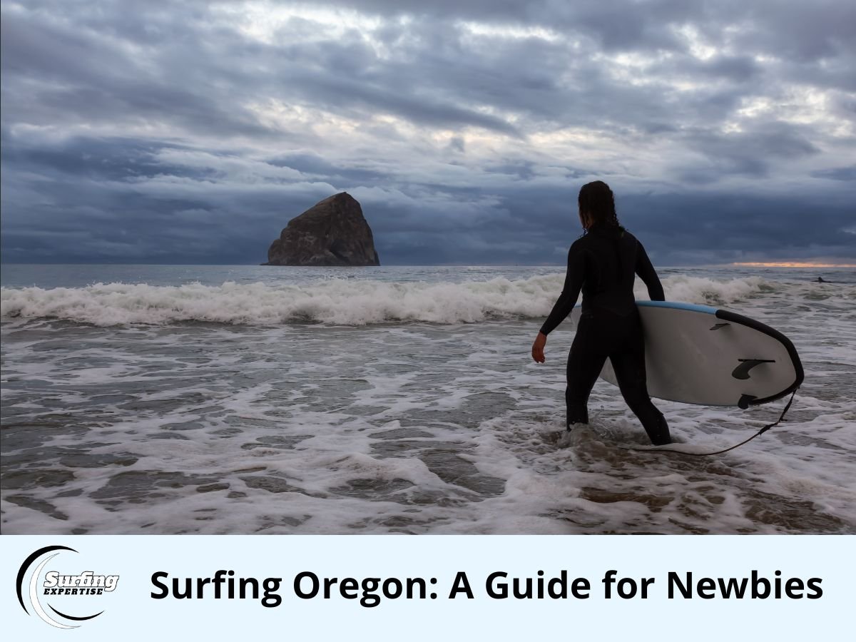 Surfing in Oregon Coast